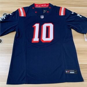 💛Drake Maye Navy Vapor Stitched Jersey